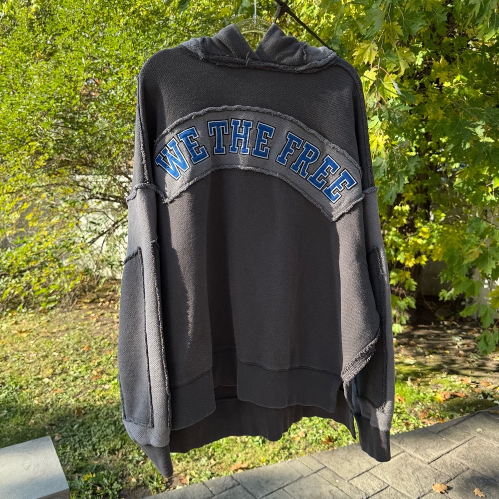 SOLD
We The Free Gray Oversized Textured Hoodie